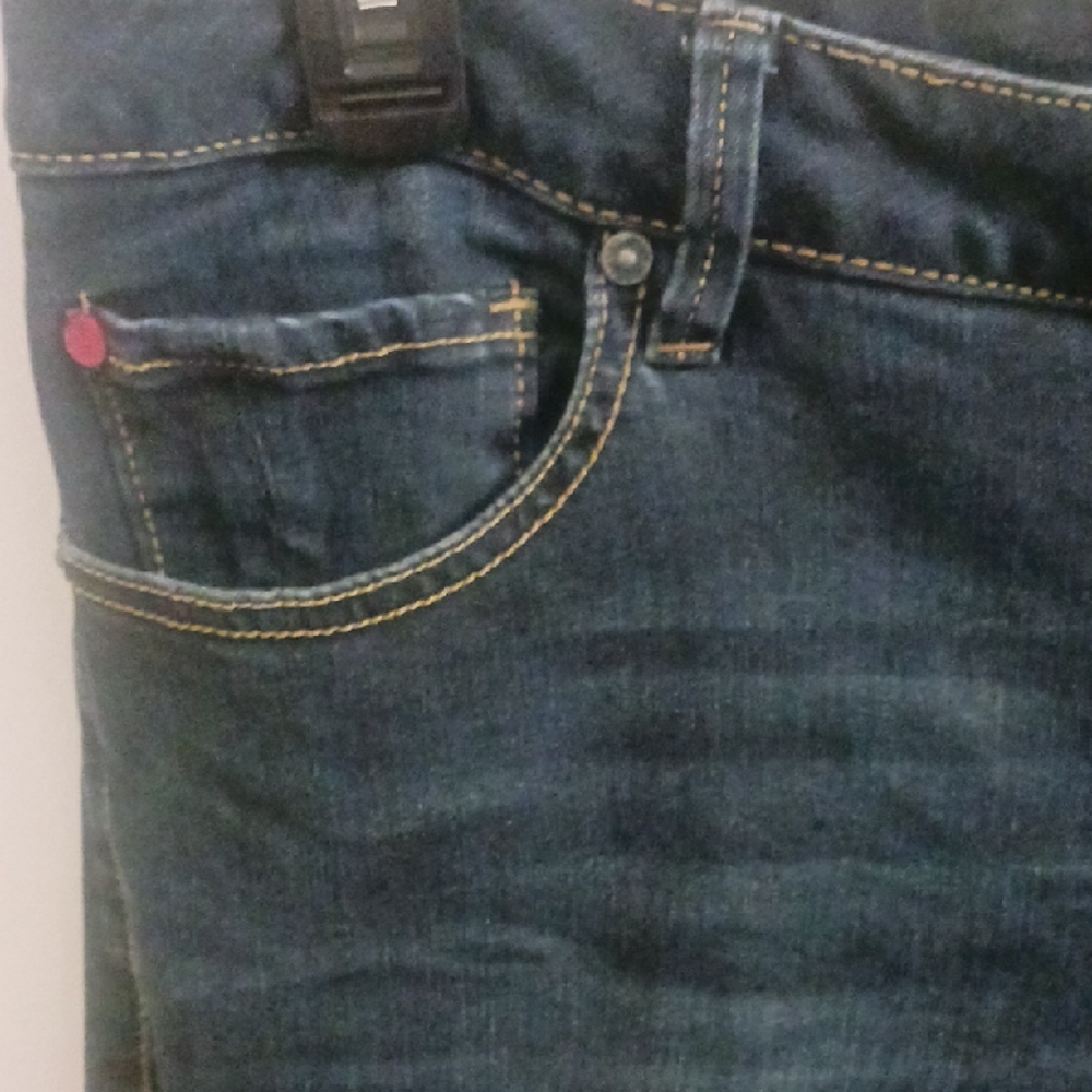 Dark Blue Skinny Denim Jeans for Women - Picture 2 of 15